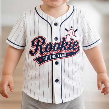 Rookie of The Birthday Jersey Shirt, Rookie Baseball Birthday Jersey Rookie Family Jersey, First Birthday Boy Shirt, Mom Baseball Jersey
