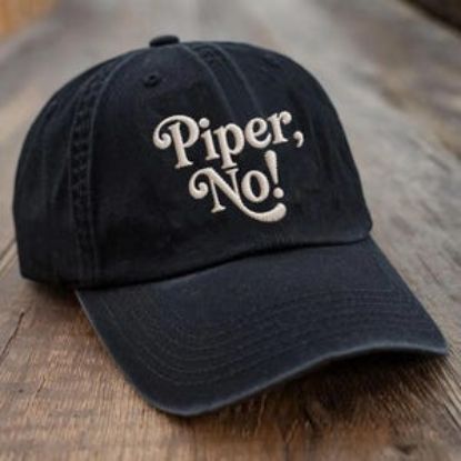 Embroidered Piper No The Lotus Hat, Joke Humor The Lotus Hat, Trending Viral Funny Hat, The Lotus, Funny Internet Meme Hat