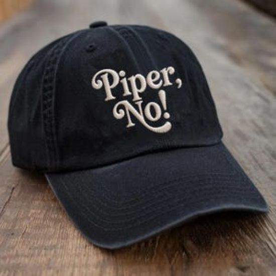 Embroidered Piper No The Lotus Hat, Joke Humor The Lotus Hat, Trending Viral Funny Hat, The Lotus, Funny Internet Meme Hat