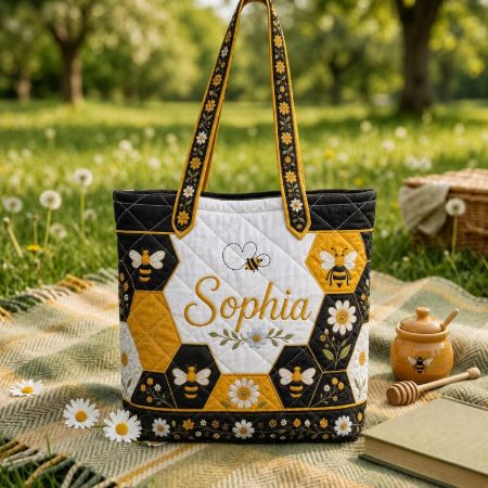 Picture for category All-over Print Quilted Tote Bag (Folded Handle)